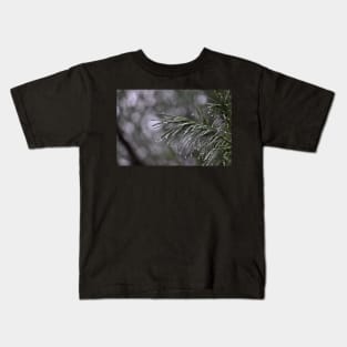 Pine Branch Border Kids T-Shirt